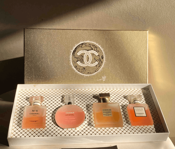 شانيل – طقم ميني عطور (4 × 25 مل) – إصدار فاخر